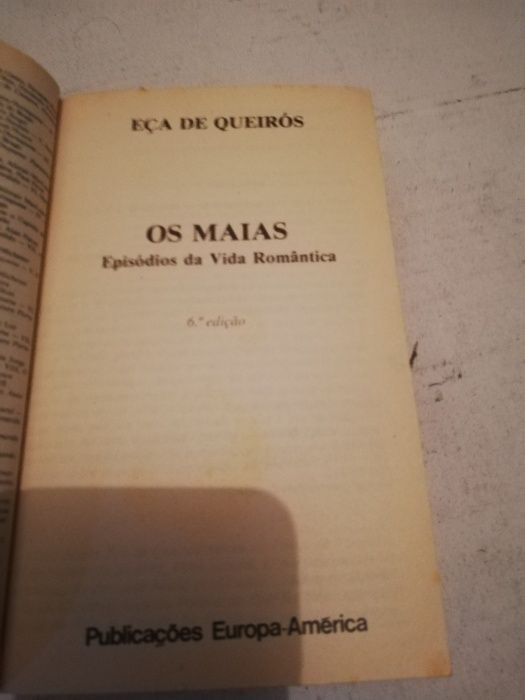 Livro Os Maias