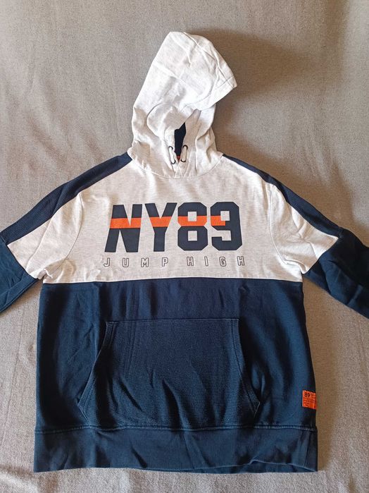 Sweat com capuz C&A, tamanho 158/164cm – 13/14 anos