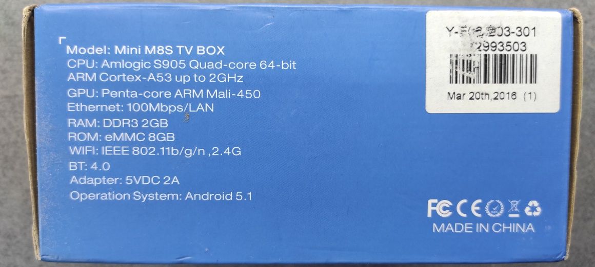 TV Box m8s mini android