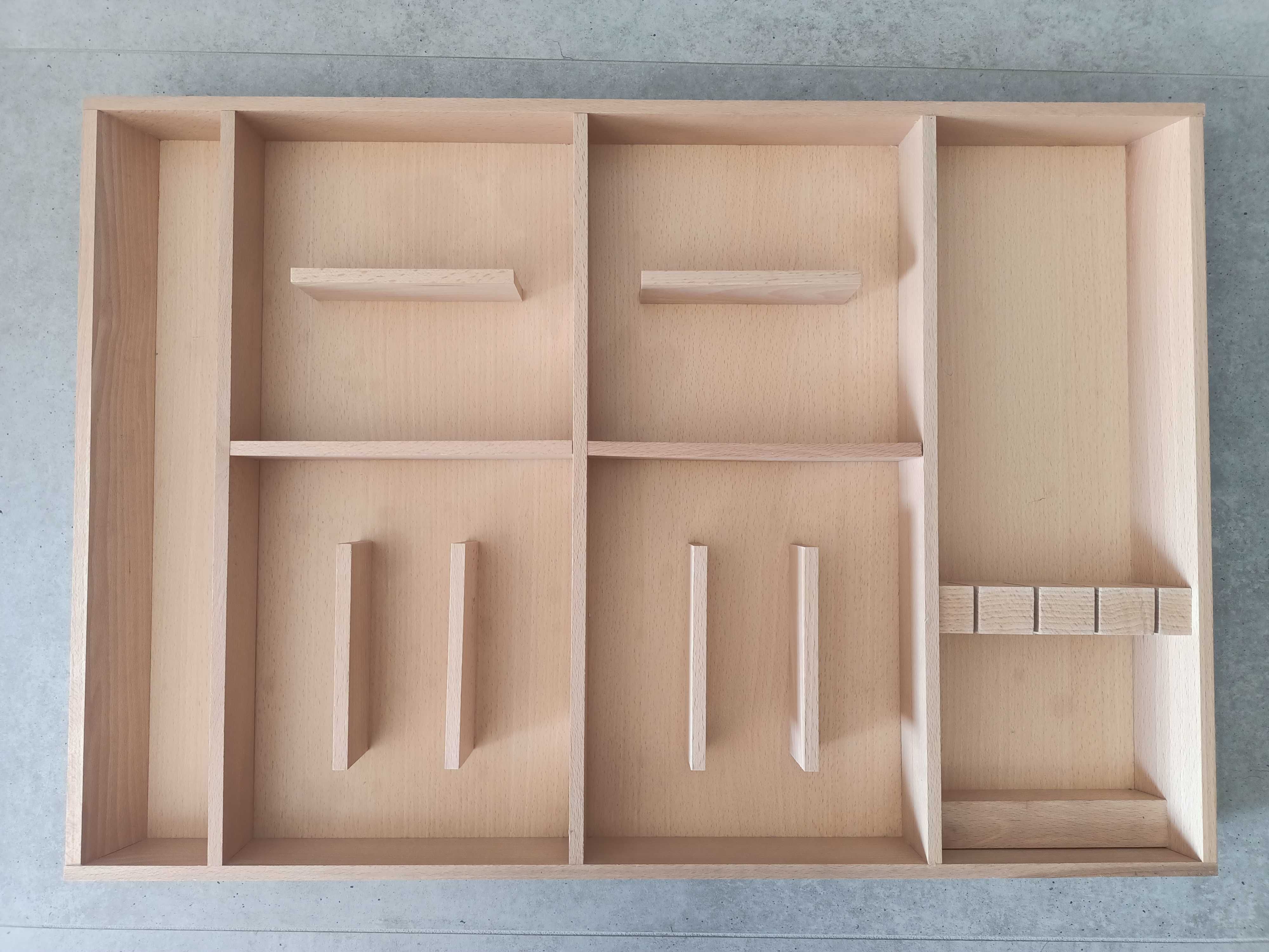 IKEA, wkład organizer na sztućce do szuflady, 48,5x71x6