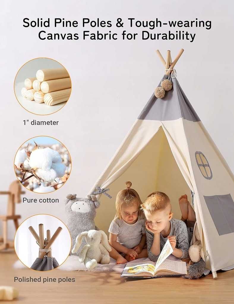 Besrey namiot tipi dla dzieci indyjski namiot