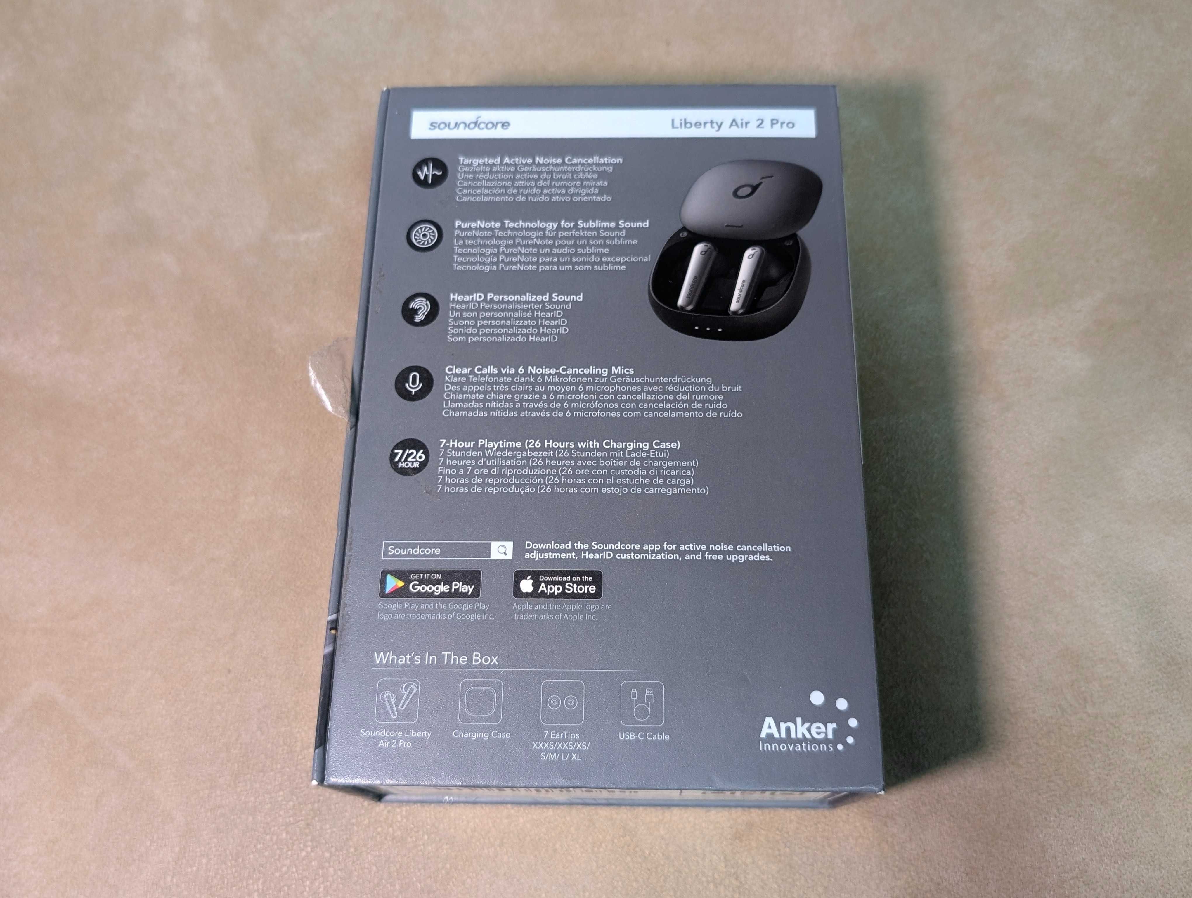 Беспроводные наушники Anker Air 2 Pro | Новые (неисправен левый наушн)