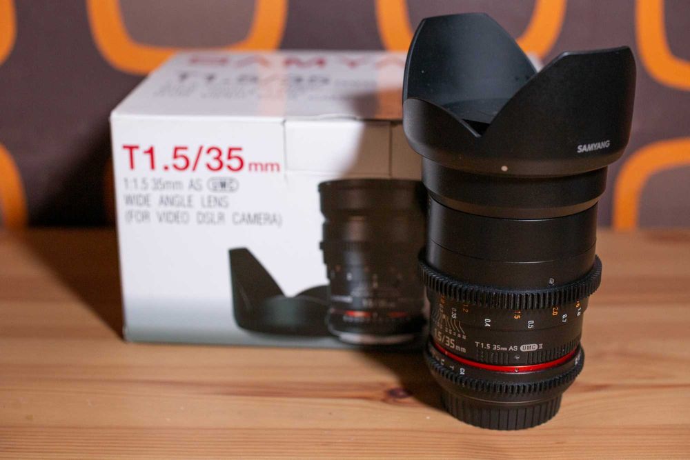 Obiektyw Samyang EF 35mm F/1.4 AS UMC II Cine Lens Canon