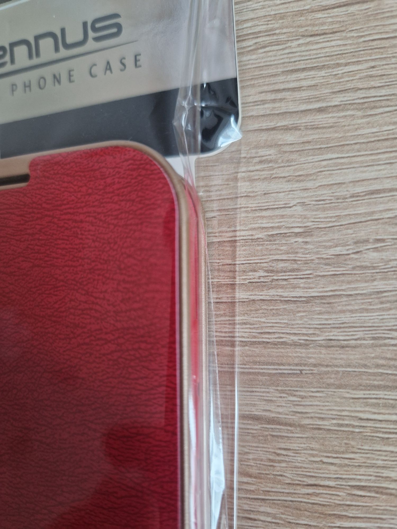 Kabura Vennus Book z ramką do Samsung Galaxy A13 4G czerwona