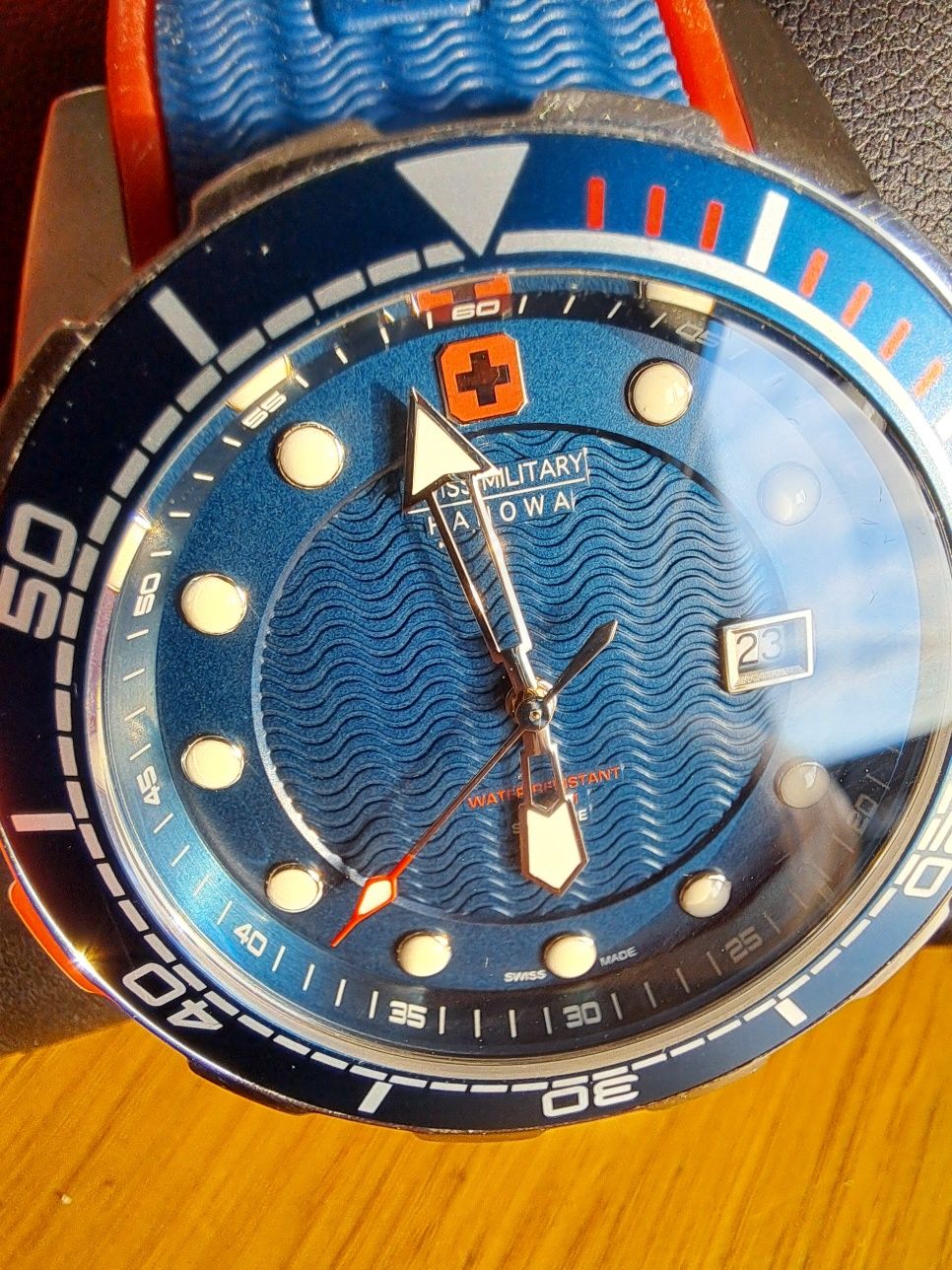 Zegarek męski na rękę HAWOWA swiss made model Neptun - szkło szafirowe