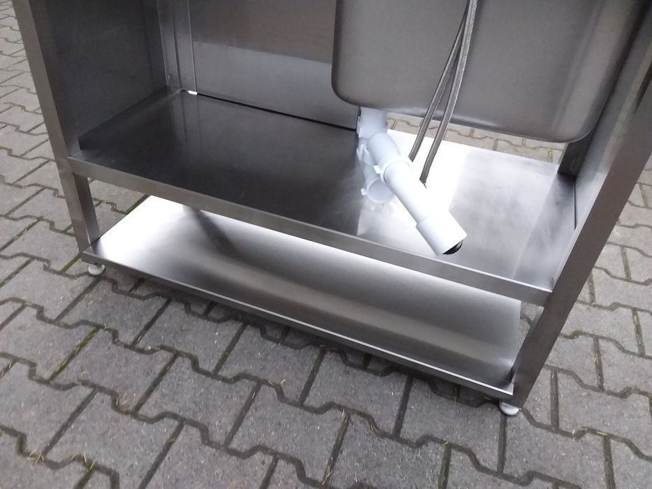 Zlewozmywak zlew 60x110cm z szafką gruby mocny gastronomiczny wysyłka