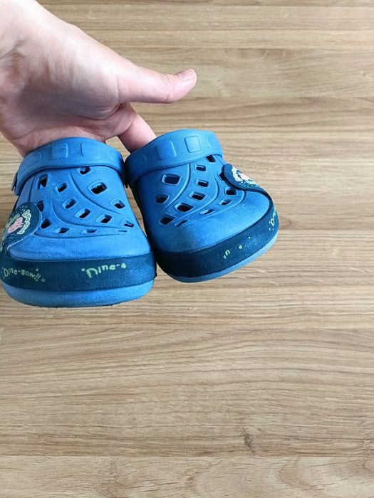 Kroksy chodaki klapki dla chłopca chłopięce niebieskie 24 25 w. 17