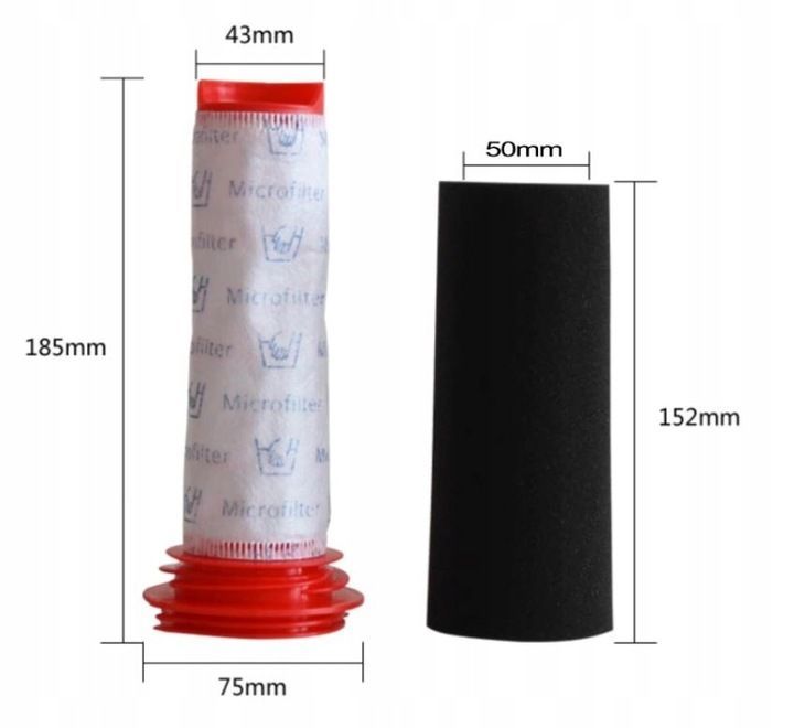 4x Filtry Zestawy do Odkurzaczy Bosch Athlet Optimum