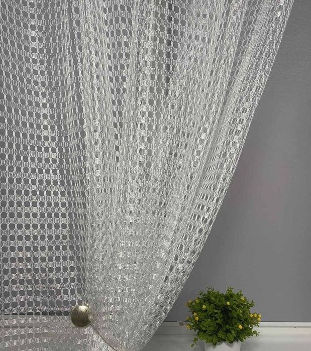 Якісна тюль сітка в чотирьох кольорах висота 2.8 м.