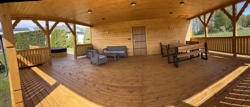 Domek całoroczny ,wynajem,nocleg,balia,sauna,wieczór przy kominku