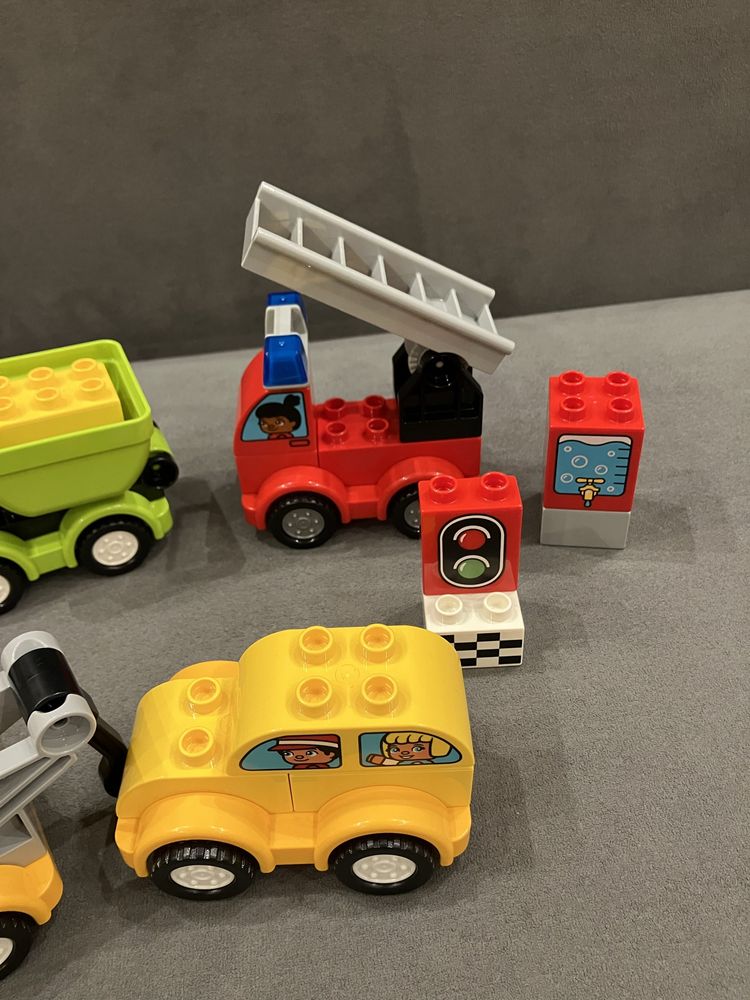 Klocki lego duplo, pierwsze pojazdy, kreatywne auta