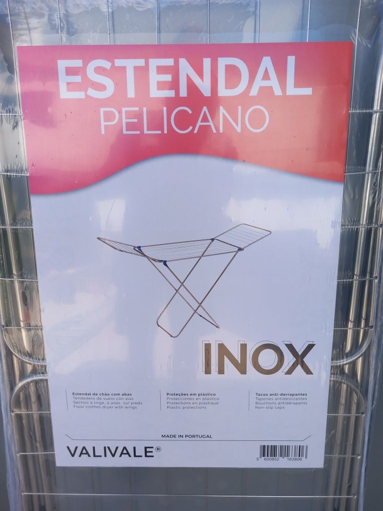 Estendal novo em inox