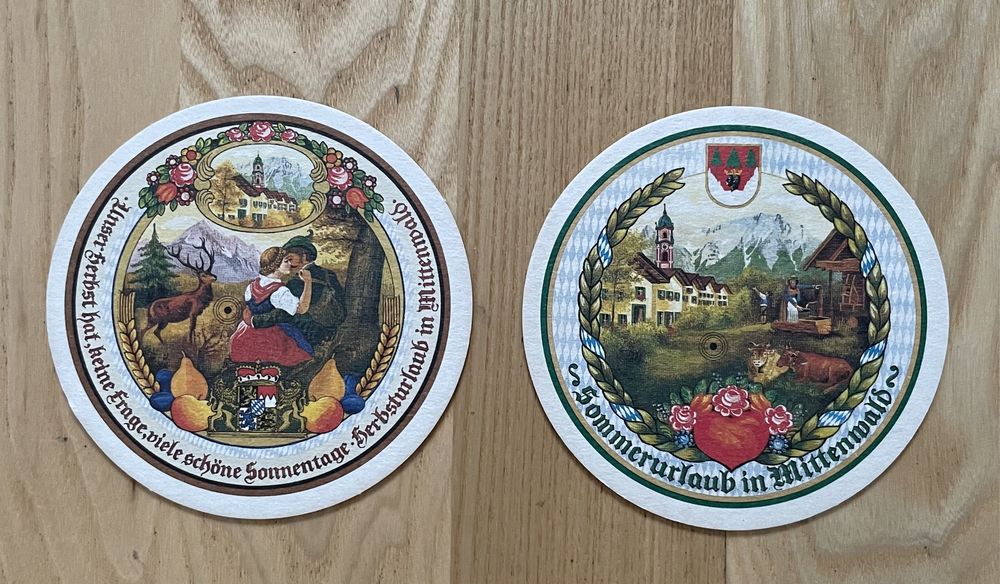 Podkładki, podstawki pod piwo Mittenwalder