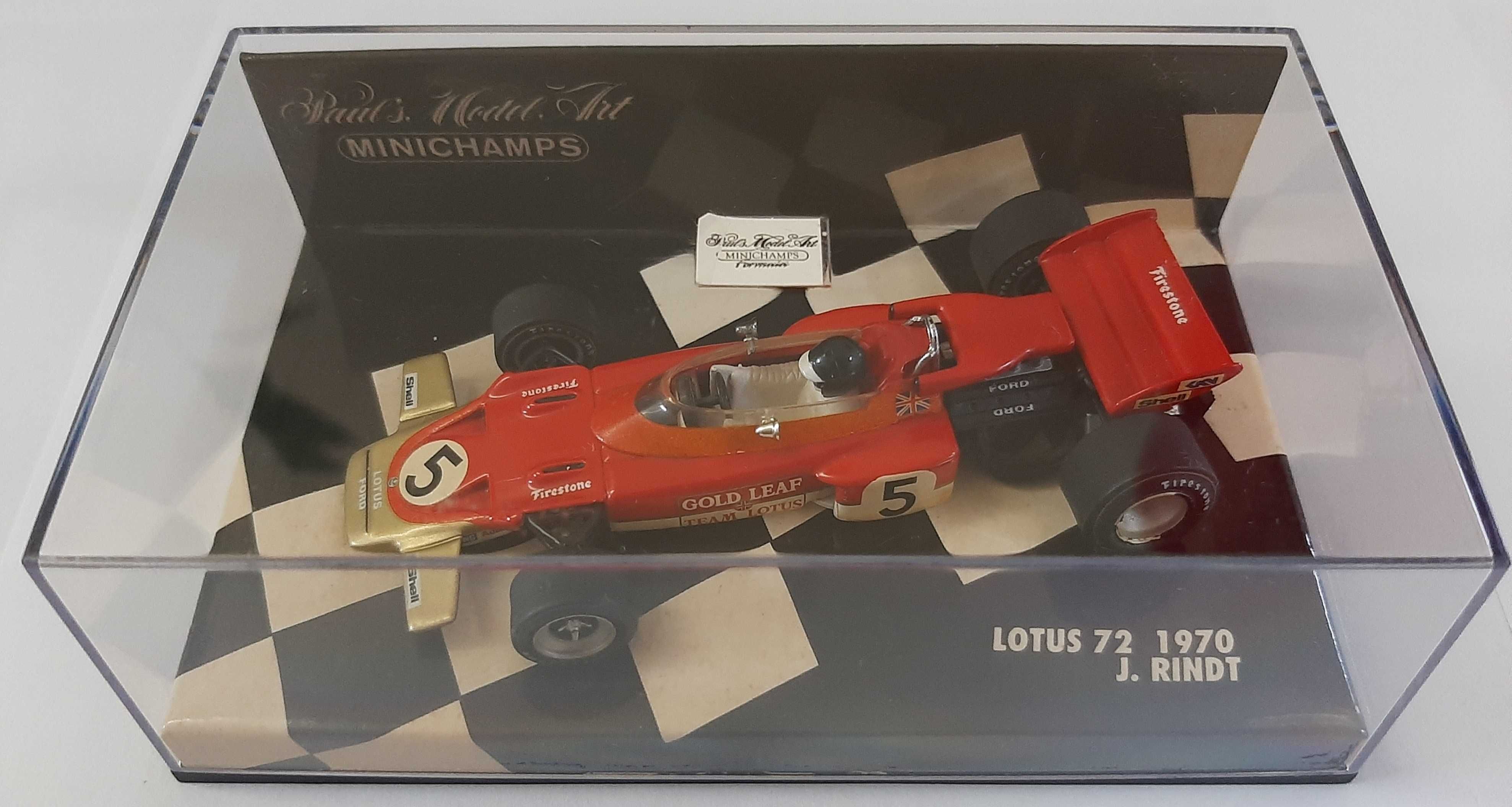 Jochen Rindt Lotus 72 1970 F1 Minichamps 1:43