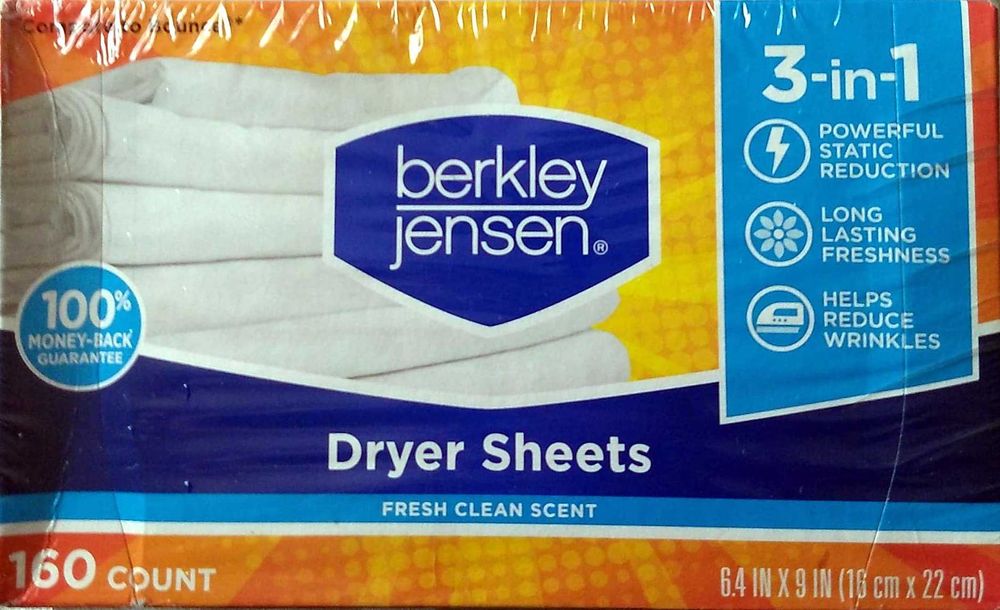 Chusteczki zapachowe do suszarki BERKLEY JENSEN