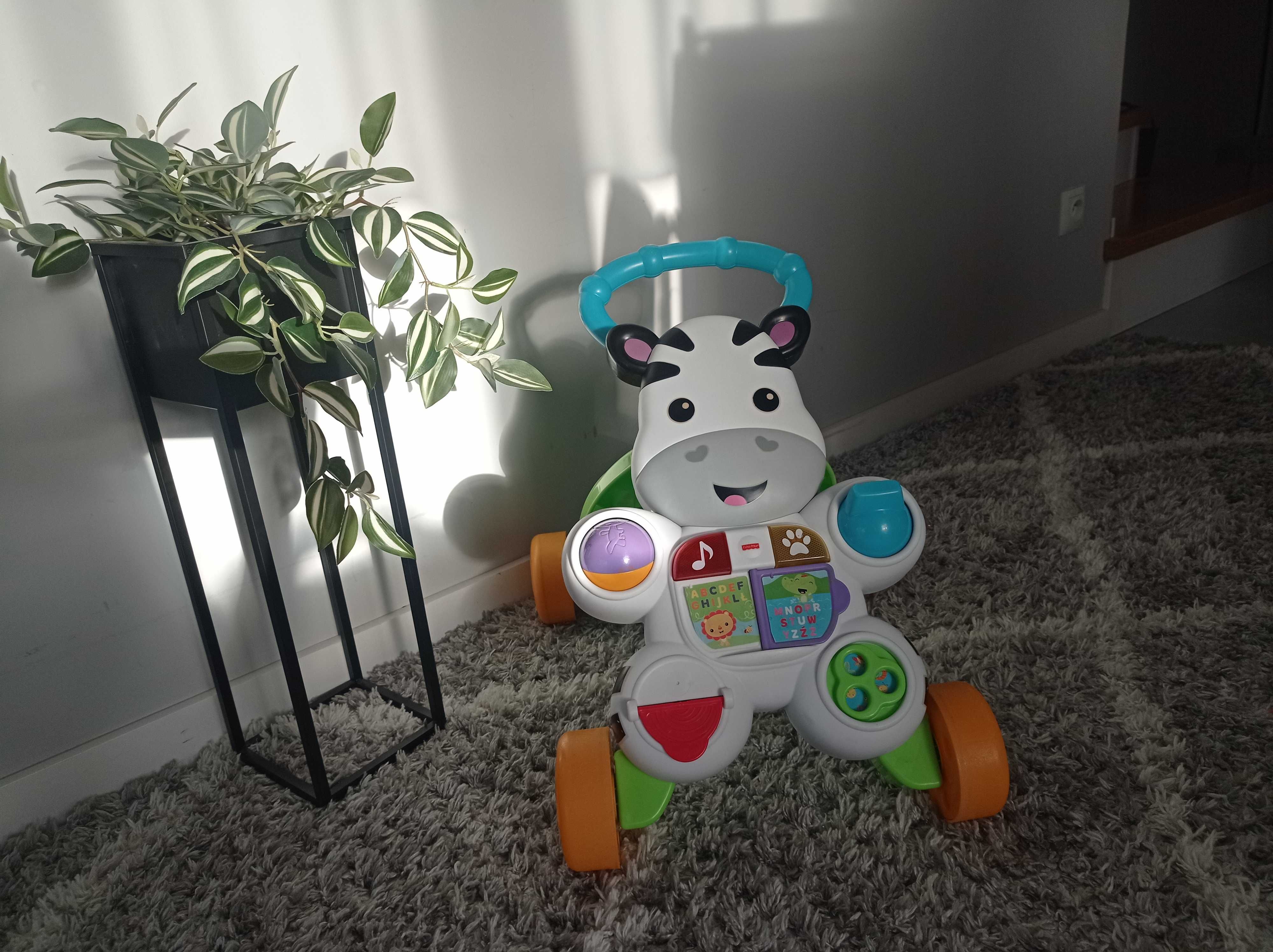 Pchacz chodzik dla dzieci Zebra Fisher-Price