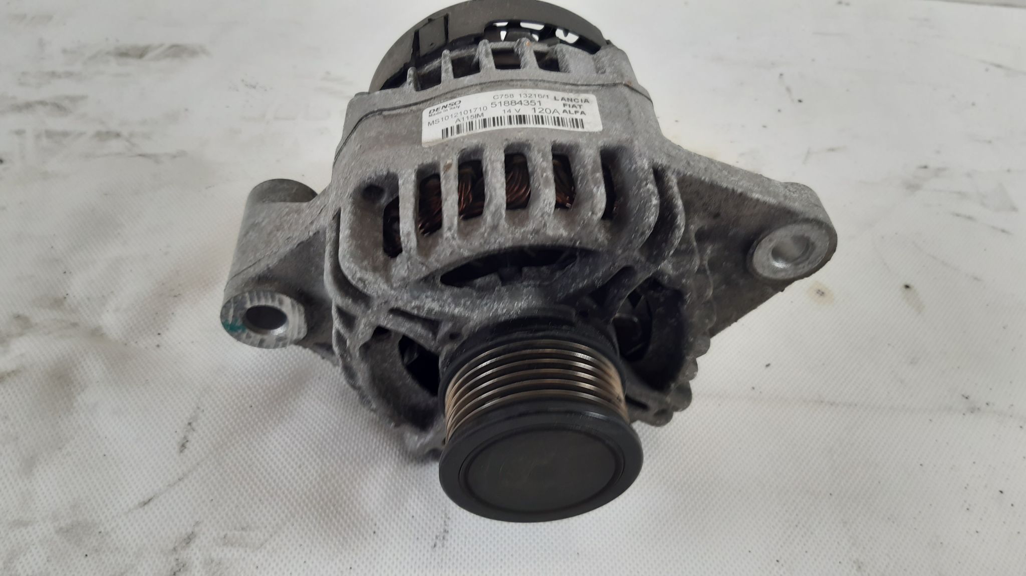 JEEP RENEGADE 1.6 MTJ ALTERNATOR 51884351