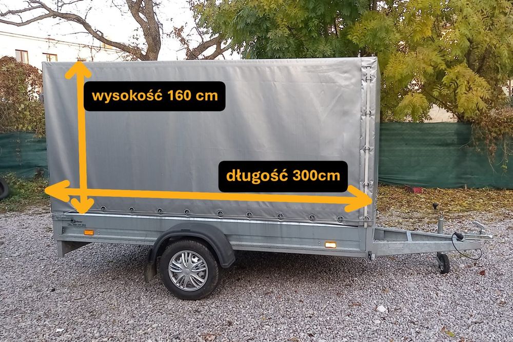 Wypożyczalnia wynajem przyczepa samochodowa transport quad najazdy