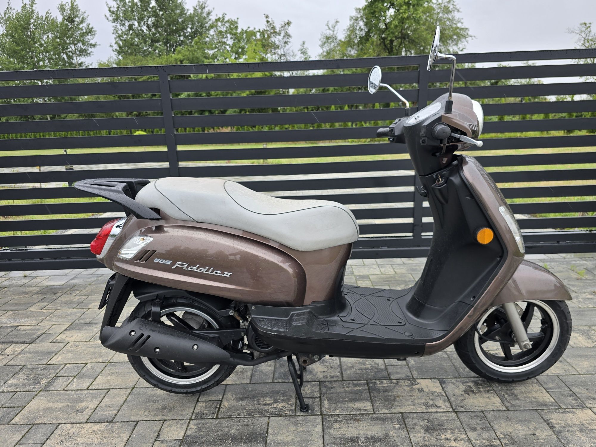SYM Fiddle II 50cc 2018r Retro Vespa Niski Przebieg Transport Cała PL!