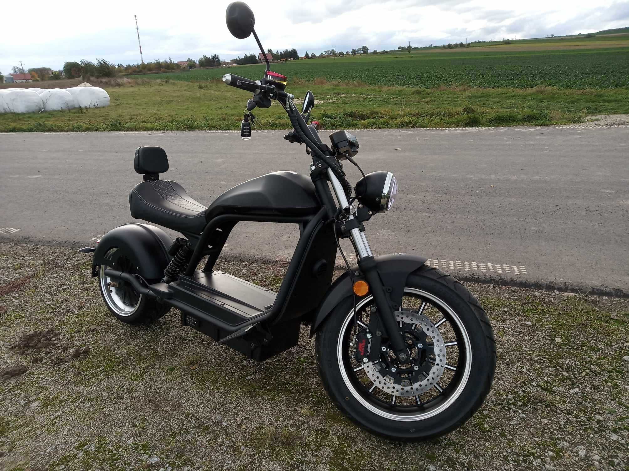 Skuter elektryczny GTS HL6.0S Chopper bobber Harley Zarejestrowany