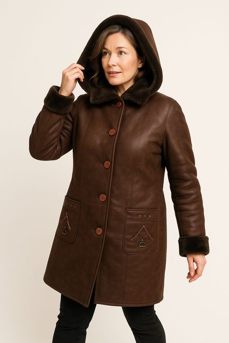 Дублëнка женская - "Зимняя сказка"