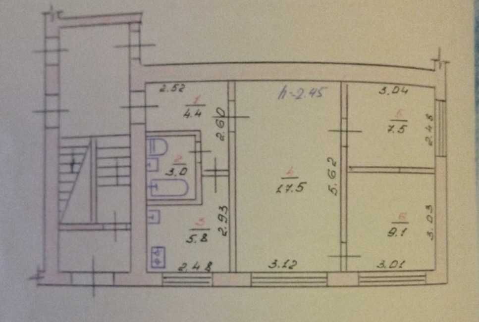 33979 Продаж 3 кімнатної квартири в хорошому районі , ТЕРМІНОВО