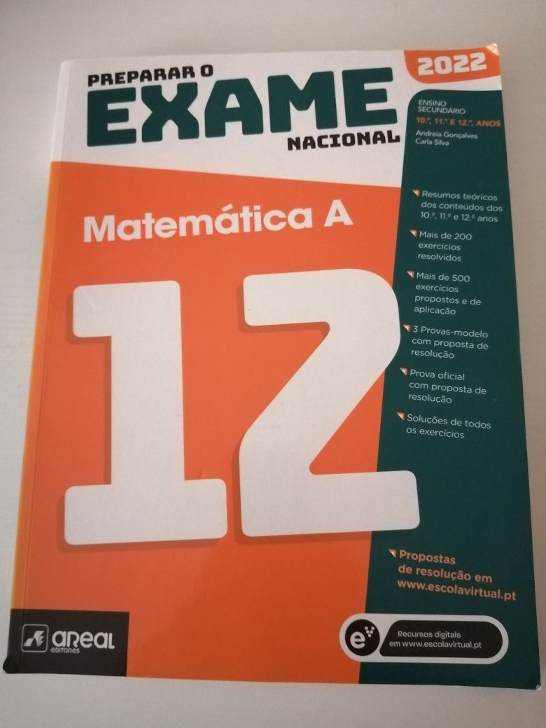 Manual de preparação para exame nacional de Matemática