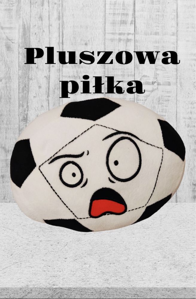 Duża śmieszna piłka maskotka pluszowa piłeczka futbol piłka nożna