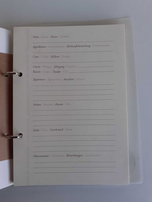 Dossier com Etiquetas para Vinho