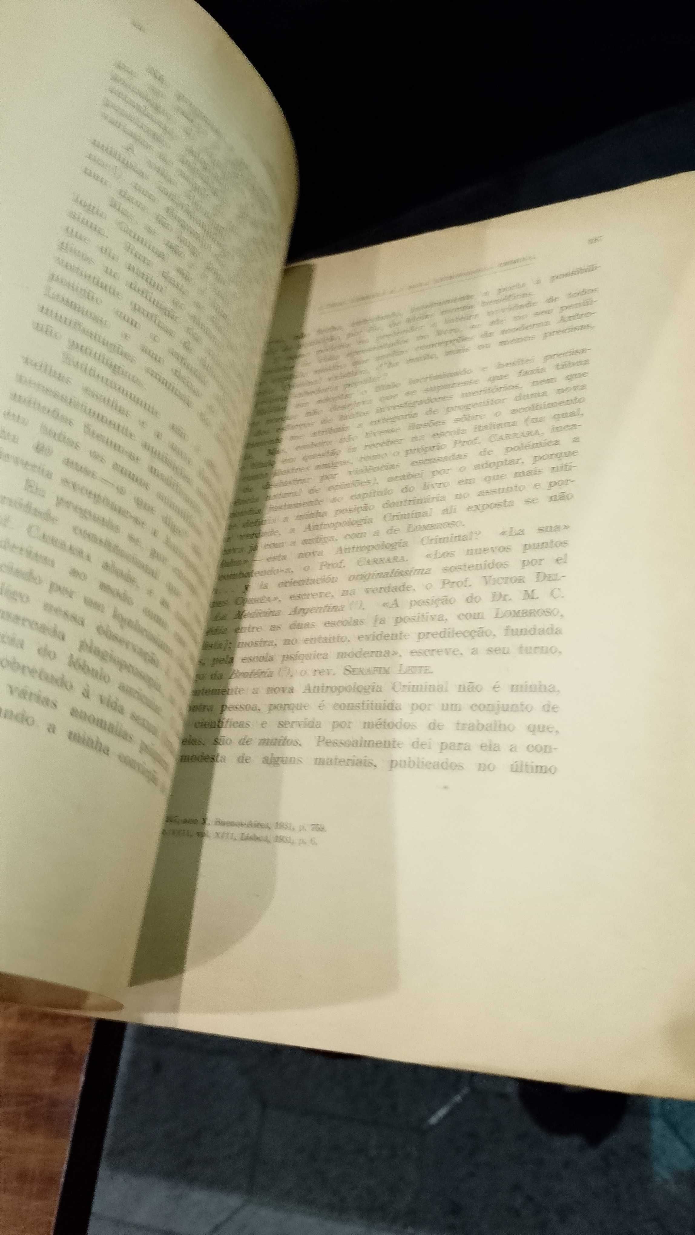 O Prof. Carrara "A Nova Antropologia Criminal" - A. A. Mendes Corrêa