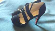 Sapatos altos senhora
