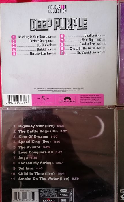 Cds "Deep Purple" (Raros e importados)
