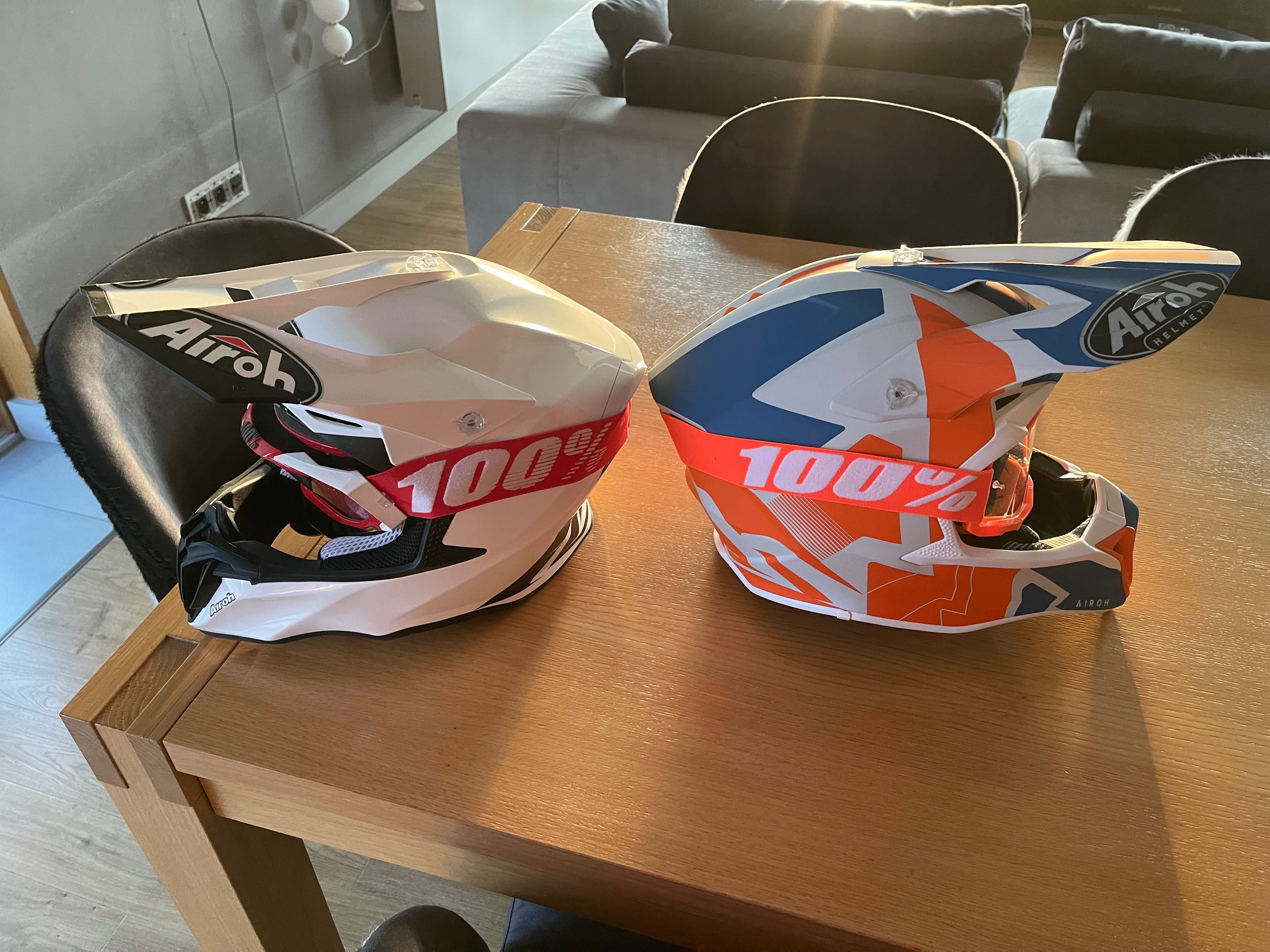 Kask AIROH Twist 3 Dizzy Blue/Red Gloss