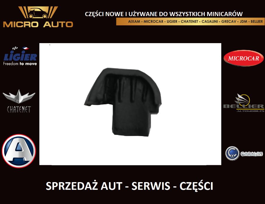 Ślizg kość sprzęgła nowy typ Aixam Microcar Ligier Grecav Bellier JDM