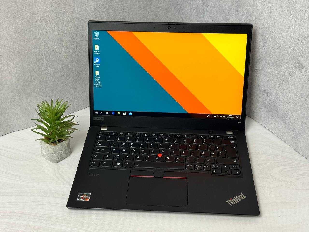 Lenovo X13 gen1 AMD Ryzen 3 Pro 4450 8ram ssd 256