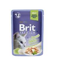 Brit Premium Cat filet z pstraga w galarecie 10x85g