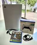 PS5 1T, versão disco ( CD ) + Comando selado + FC 24
