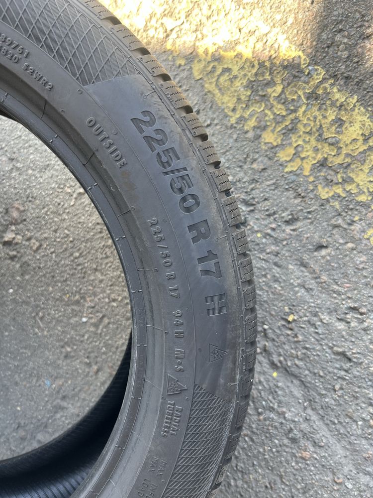 Резина зимова 225 50 r17 continetal