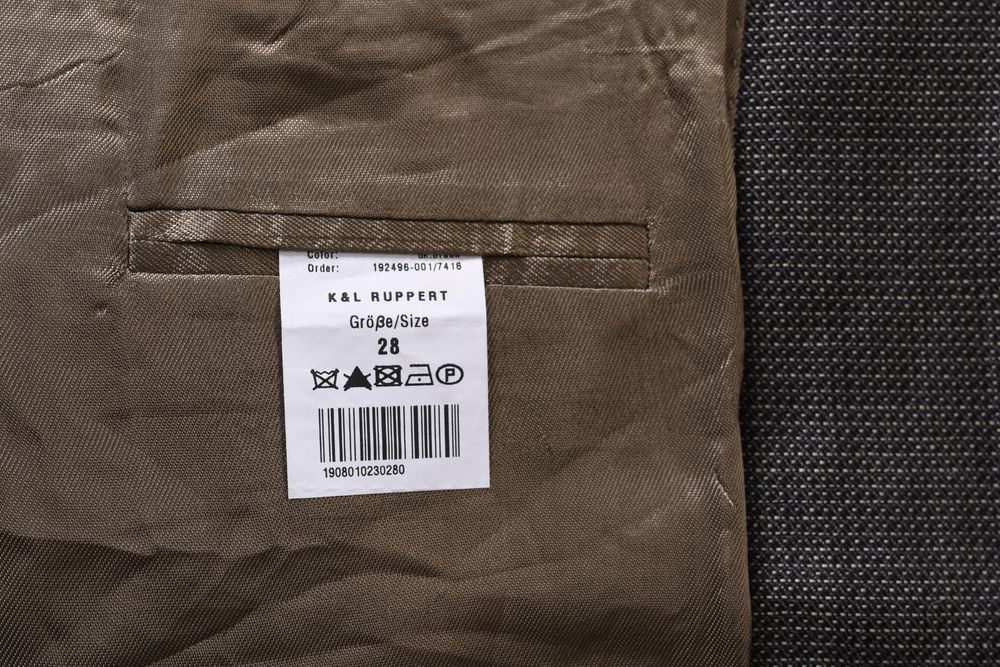 PAUL SMITH klasyczna brązowa marynarka męska w melanżu wełna len r. 56