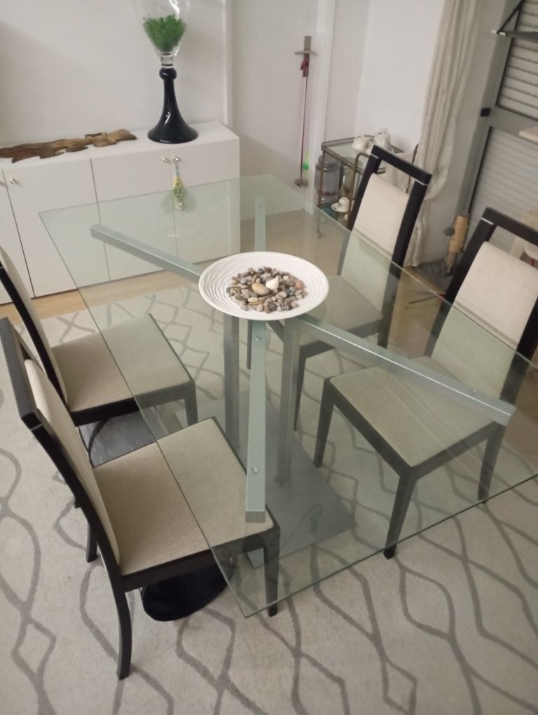 Mesa jantar+4 cadeiras