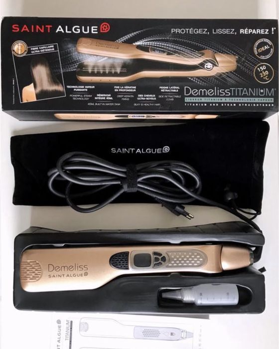 Паровий випрямляч для волосся Demeliss Saint Algue