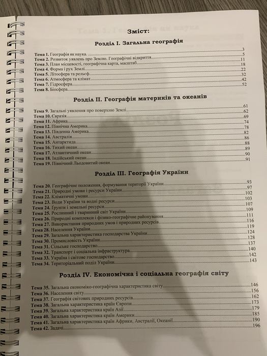 Теоретичний конспект для підготовки до НМТ, ЗНО, ДПА з географії