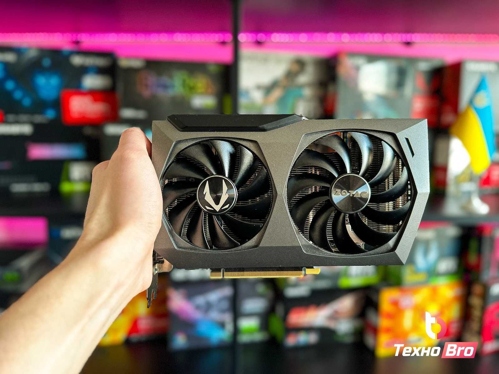 Біла! RTX 3070 8GB Zotac Twin Edge ігрова відеокарта пк ТехноБро