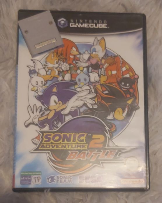 Game Cube Sonic Adventure 2+Cartão de Memória.