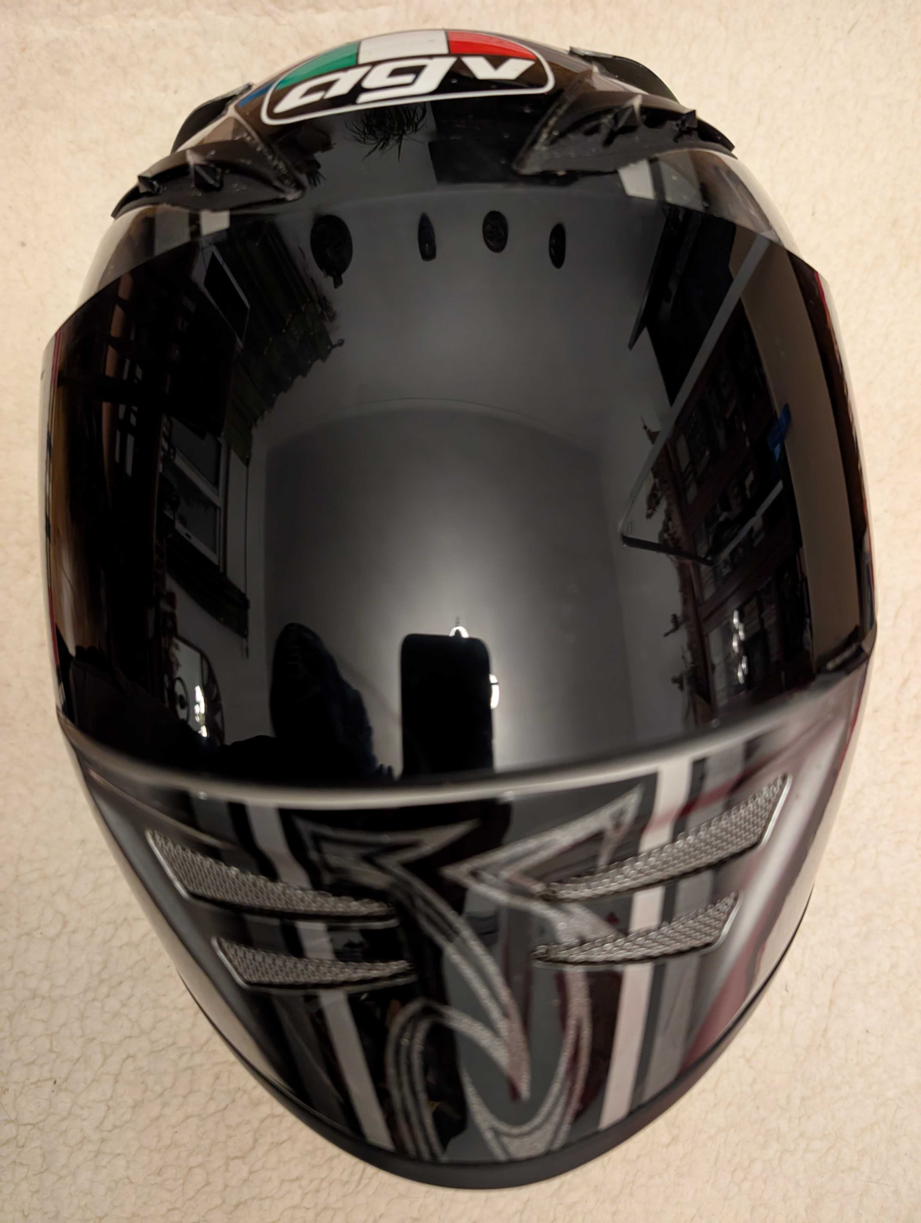 Vendo capacete AGV Stealth em carbono tamanho XL usado