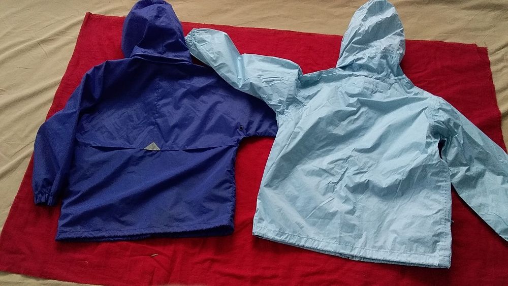 Куртка-ветровка,куртка-дождевик детская-новая K-Way-114/6;Quechua-145