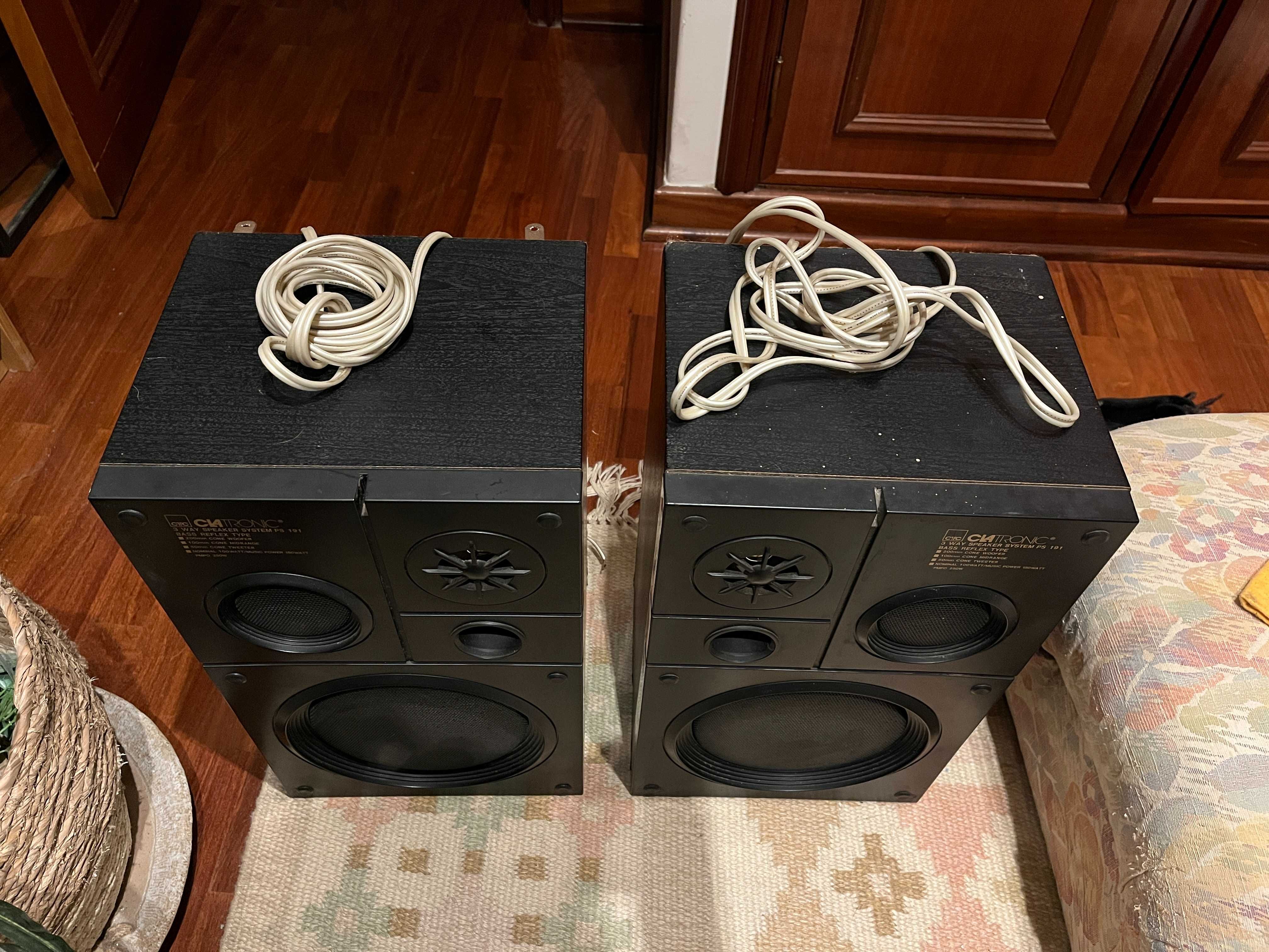 Colunas Clatronic Three Way Speaker System PS 191 100W