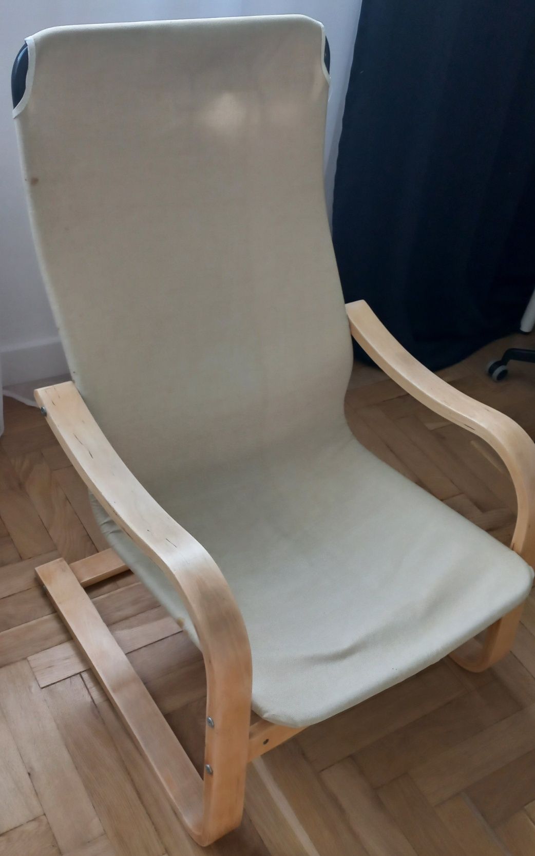 Fotel typu finka z giętego drewna