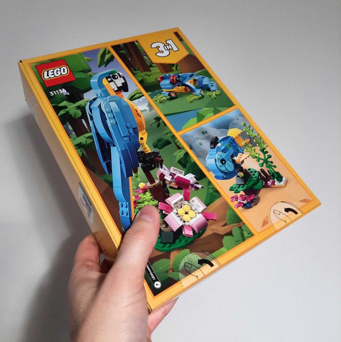 NOWE klocki LEGO Creator 31136 Egzotyczna papuga 3w1, 3 w 1, prezent