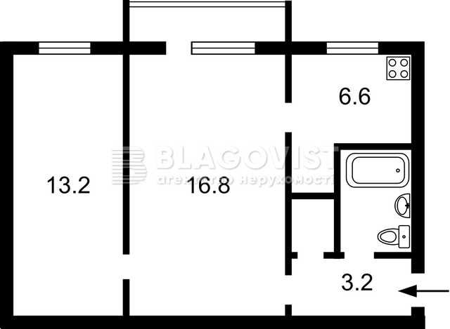 Продаж 2х кімнатної квартири,вул.Тампере 2/20